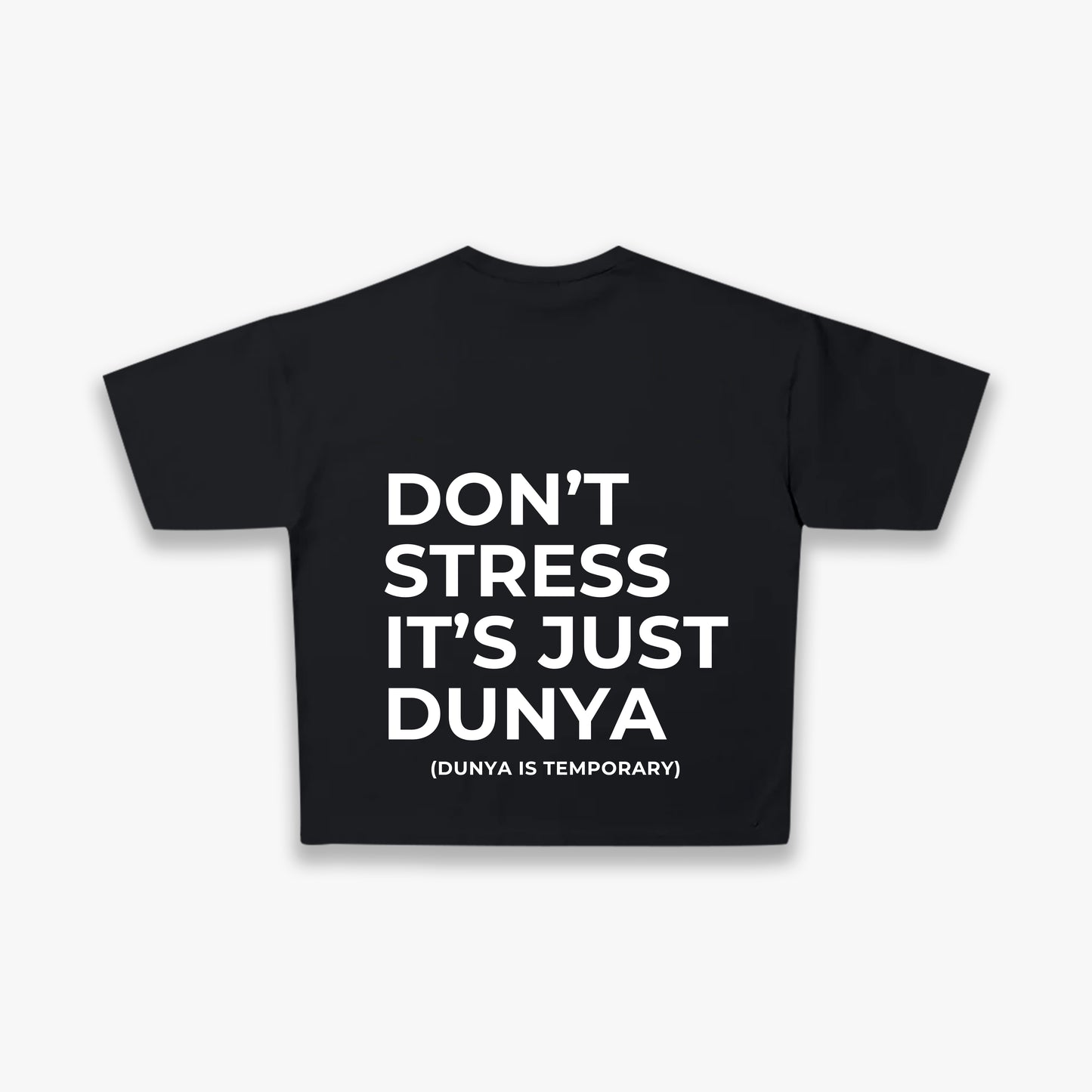 Don't stress Tee - Black