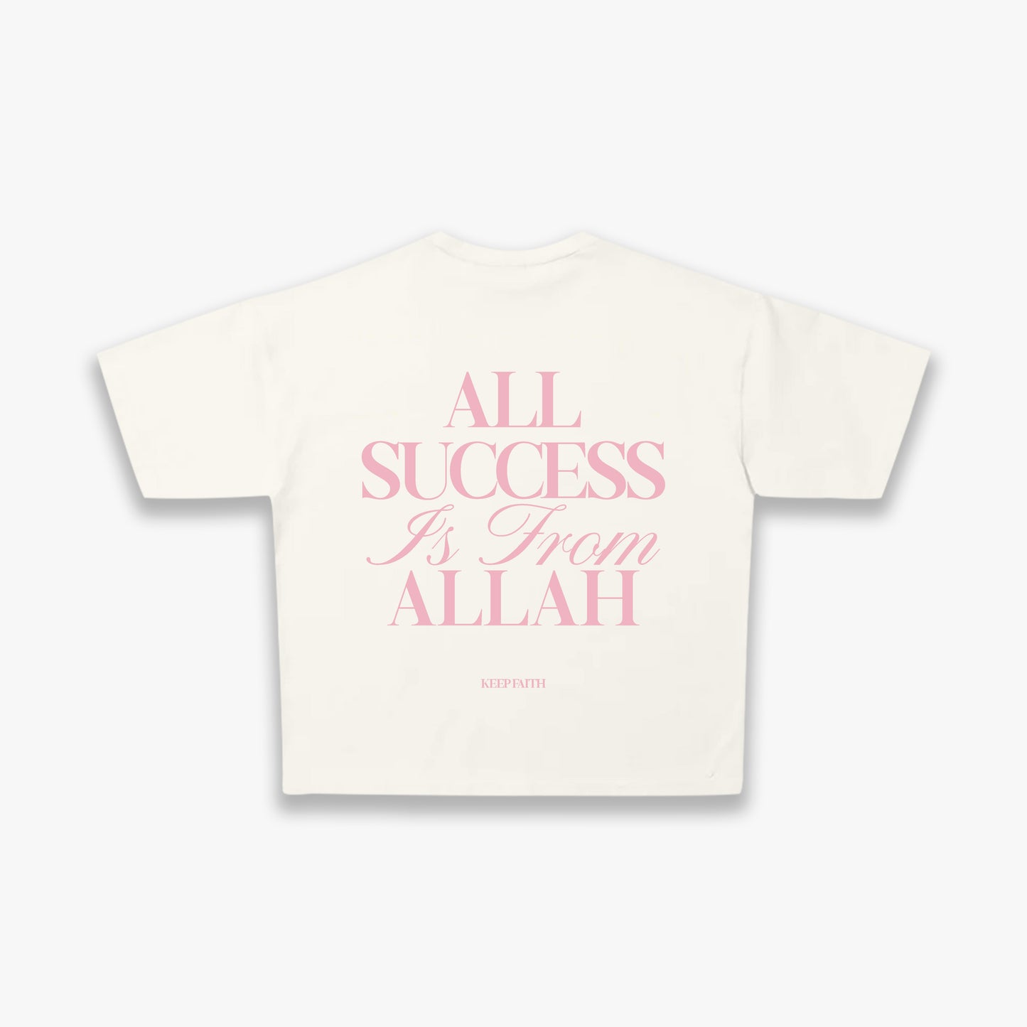 All Success from Allah Tee - Off White