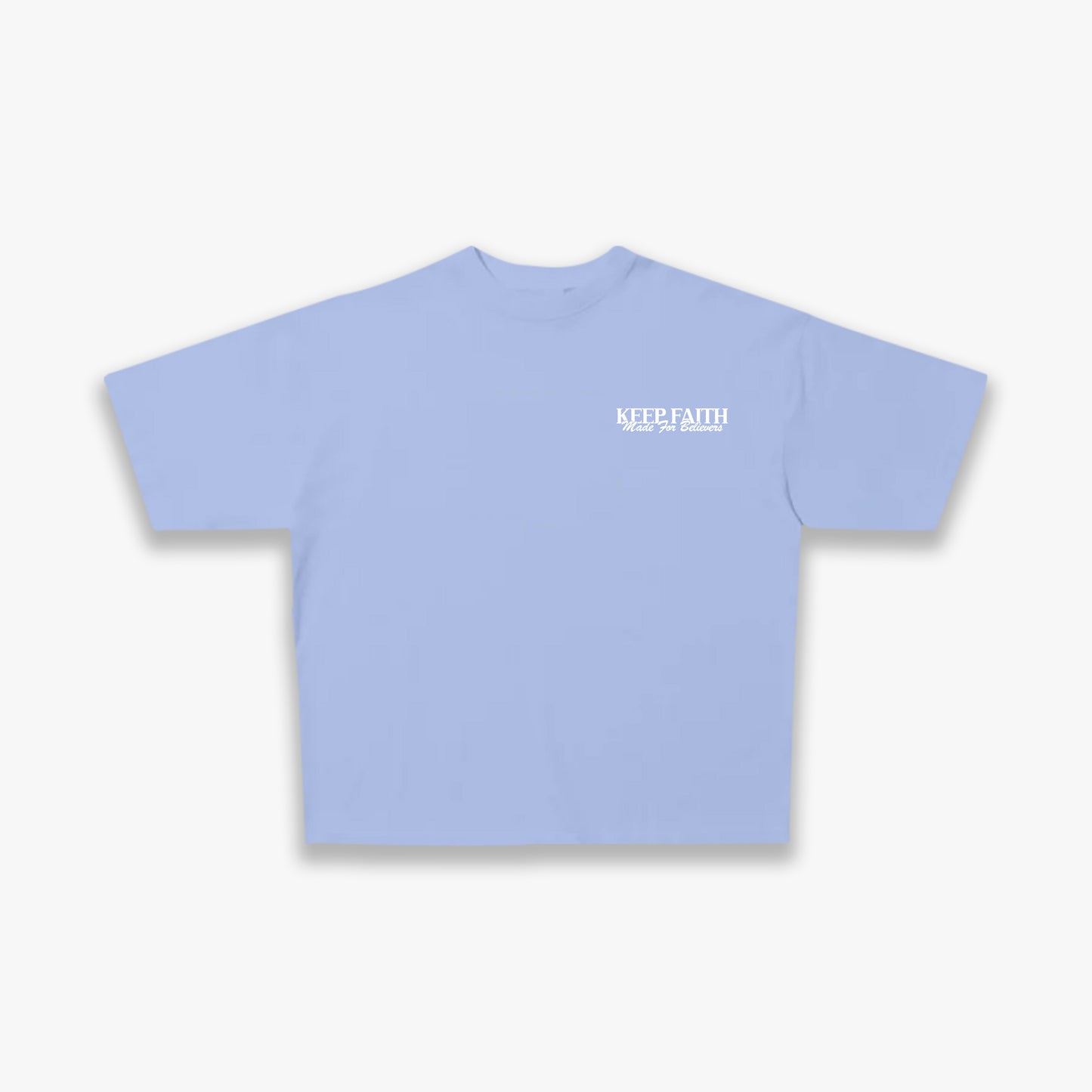 Without Allah I'am Nothing Tee - Light Blue
