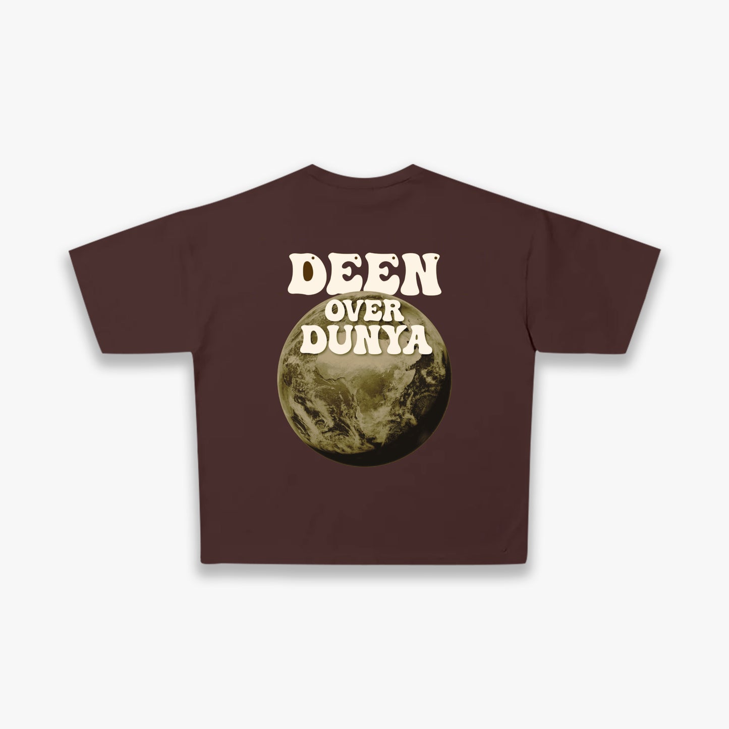 Deen over Dunya Tee - Brown