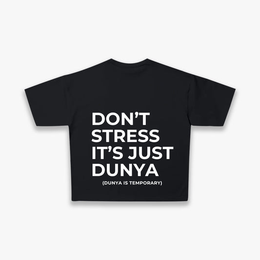 Don't stress Tee - Black