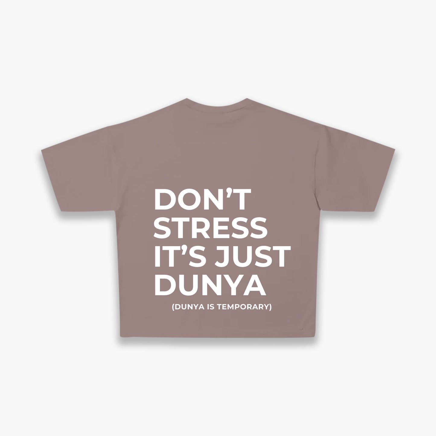 Don't stress Tee - Mocha
