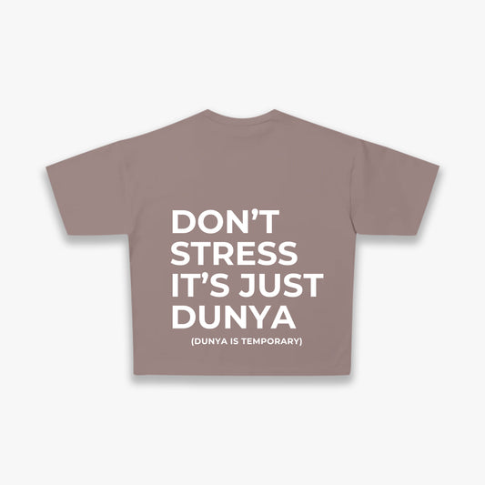 Don't stress Tee - Mocha