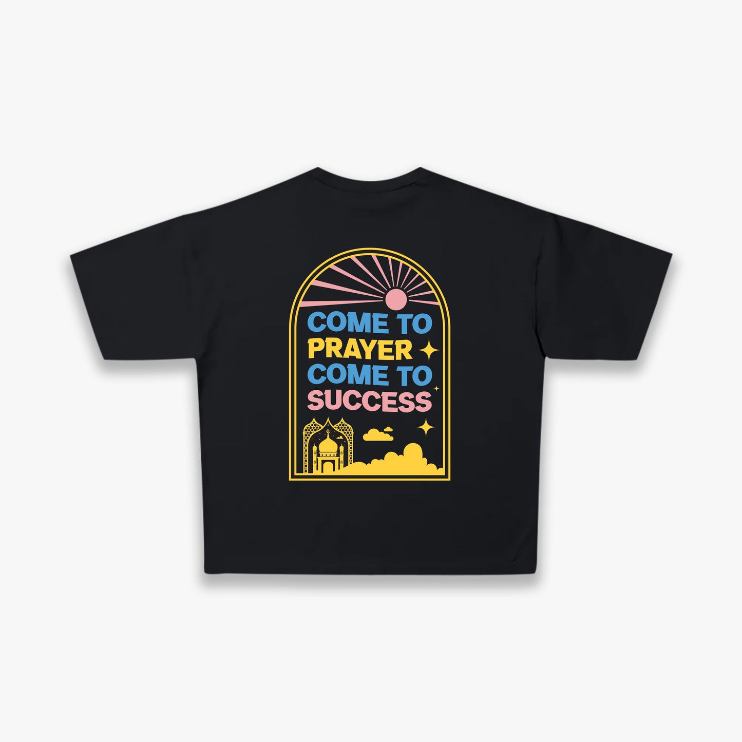 Come to prayer Tee - Black